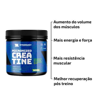 Saiba tudo sobre creatina micronizada - Strongest Supplements