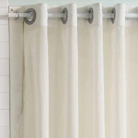 Imagem de Kit 2 suportes adesivos para varão  cortina de banheiro