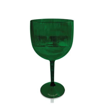 Imagem de Kit 2 Taças Gin Verde Translúcido Acrílico Poliestireno