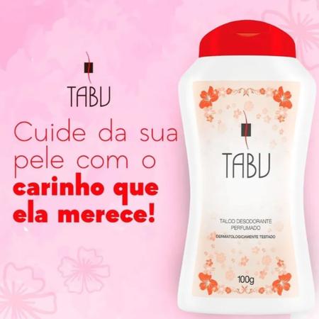 Imagem de Kit 2 Talco Perfumado Tabu Tradicional 100G - Dana