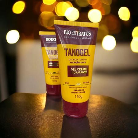 Imagem de Kit 2 Tanogel Hidratante Fixador Gel Creme 150g Bio Extratus