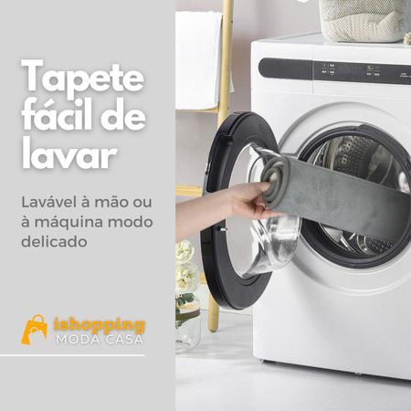 Imagem de Kit 2 Tapetes Banheiro Lavabo Piso Saída Box Antiderrapante