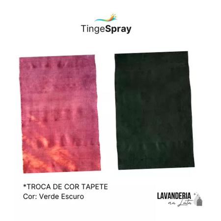 Imagem de Kit 2 Tinta de Tecidos Roupas Estofados Carpetes - Tingespray Refil 1L Cor:Cinza Escuro
