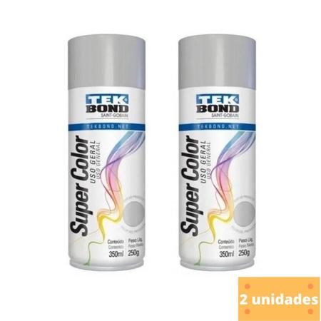 Imagem de Kit 2 Tintas Spray Primer Fundo Reparador 350ml TekBond