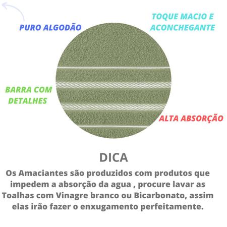 Imagem de Kit 2 Toalha De Banho Teka 100% Algodão Dia a Dia Macia