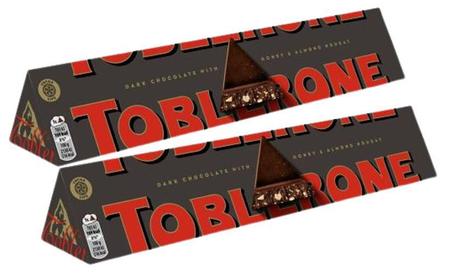 Imagem de Kit 2 Toblerone Gigante Chocolate Amargo Dark Exclusivo 360G