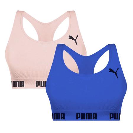 Imagem de Kit 2 Tops Puma Nadador Sem Costura Feminino