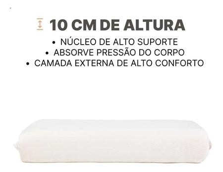 Imagem de Kit 2 Travesseiro Visco Master Slim Nasa Maciez Relaxante Antialérgico