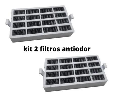 Imagem de Kit 2 un Filtro Anti odor Antibacteria Refrigerador Crm Bem Estar Branco