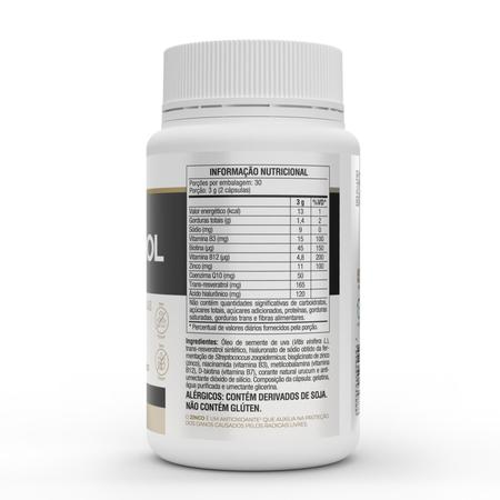 Imagem de Kit 2 Un Resveratrol Plus 165mg 60 caps Vitafor