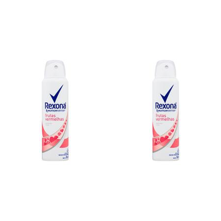 DESODORANTE AEROSOL REXONA FRUTAS VERMELHAS 90G