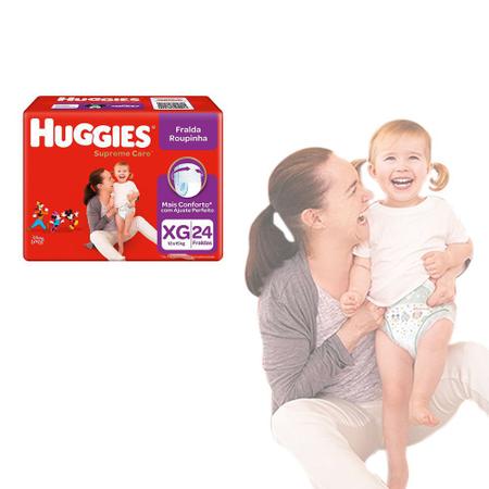 Imagem de Kit 2 Und Fralda Huggies Disney Baby Roupinha Mega Tamanho Xg 24 Und