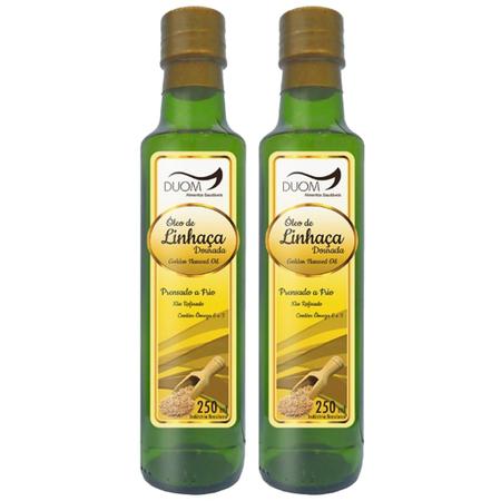 Imagem de Kit 2 Und Óleo de Linhaça Dourada 250ml