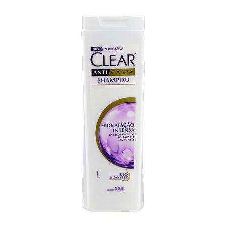 Imagem de Kit 2 Und Shampoo Clear Anticaspa Hidratação Intensa Women 400ml