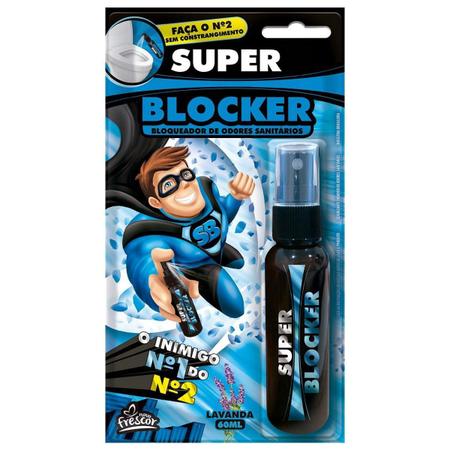 Imagem de Kit 2 Unidades Bloqueador Odores Sanitários Super Blocker