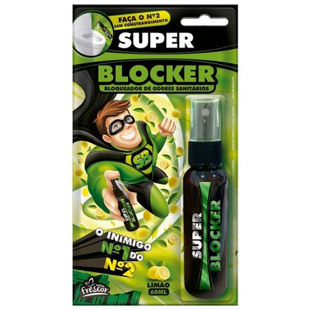 Imagem de Kit 2 Unidades Bloqueador Odores Sanitários Super Blocker