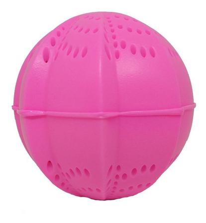 Imagem de KIT 2 Unidades Esfera de Plástico Ecológica Rosa Para Lavar Roupas Okoball