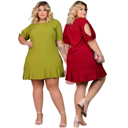 Moda maior hot sale vestidos