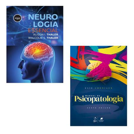 Imagem de Kit 2 vol: neurologia essencial + manual de psicopatologia - Kit de Livros