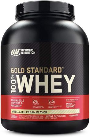 Imagem de Kit 2 Whey Gold Standard Optimum Nutrition 5LB (2.27kg) Baunilha