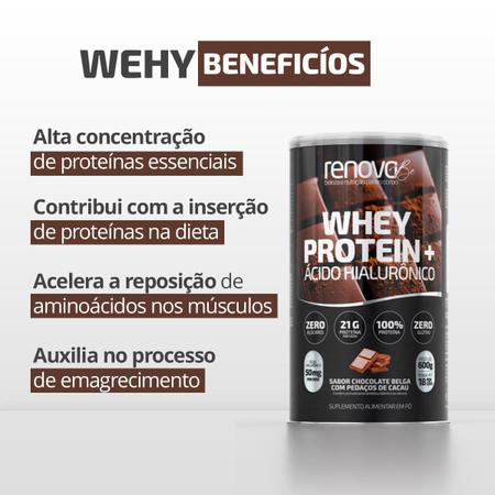 Imagem de Kit 2 Whey Protein Renova Be + Ácido Hialurônico 600g