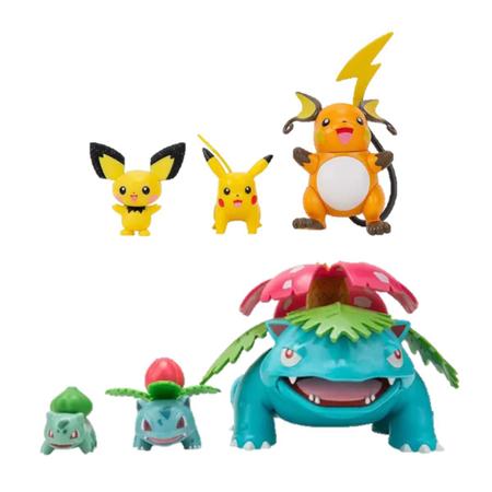 Pokémon Evolution Multi Pack Pichu, Pikachu e Raichu 3295