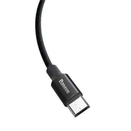 Imagem de Kit 20 Cabo Micro Usb V8 1,5 Metros Nylon Trançado Dados Carregador