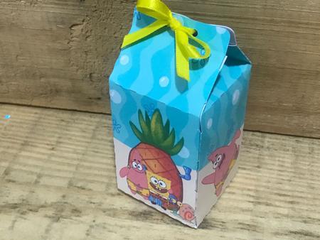 Kit 10 Caixa Milk Desmontada Bob Esponja