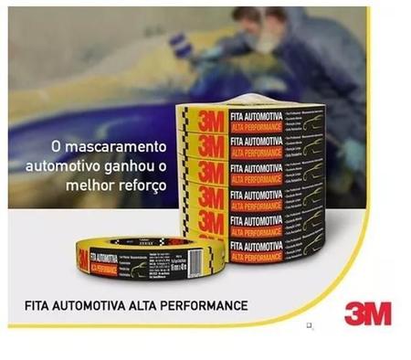 Imagem de Kit 20 Fita Crepe 3M Alta Performance Amarela 16Mm X 40M