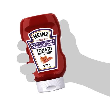 Imagem de Kit 20 Ketchups Heinz Bacon & Cebola Caramelizada 397g