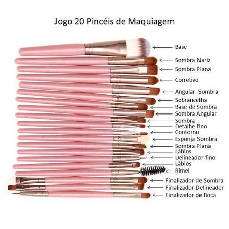 Kit 7 Jogos Pincel Profissional Maquiagem - NS - Pincéis de Maquiagem -  Magazine Luiza