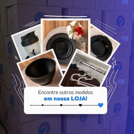 Imagem de Kit 20 Pratos Sobremesa Branco com Borda Refeição Churrasco Festa Plástico Quadrado