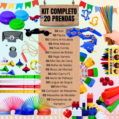 Imagem de Kit 20 Prenda Festa Junina Infantil Brinquedos Doação Lembrancinha Crianças
