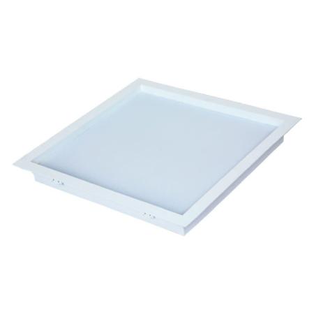Kit 20 Unidades Plafon Led 6500K Quadrado 18w Painel Embutir Slim AVANT Imagem de Kit 20 Unidades Plafon Led 6500K Quadrado 18w Painel Embutir Slim AVANT