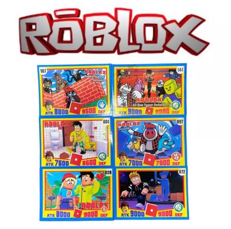 Kit 200 Cards Roblox = 50 Pacotinhos Figurinhas Coleção Bafô - Kids Think  Big - Figurinhas para Álbum - Magazine Luiza