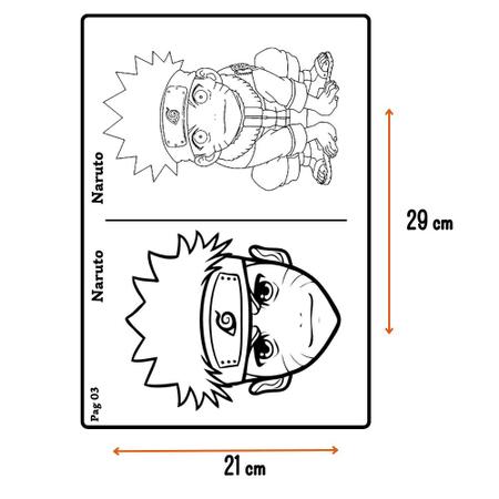 naruto para colorir 6, Desenhos para colorir