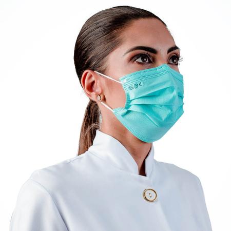 Imagem de Kit 200 Máscara Descartável Adulto Antiviral 24 Horas Proteção