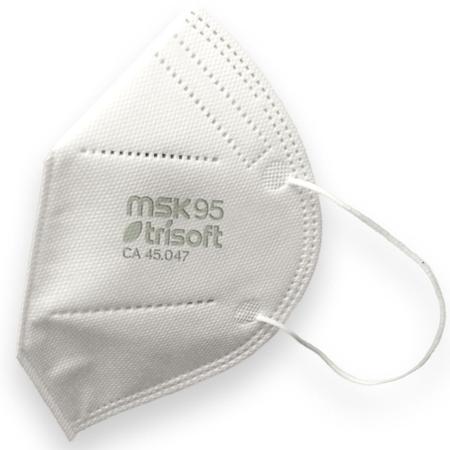 Imagem de Kit 200 Máscaras Descartáveis N95 Respiratória Classe Pff2 S
