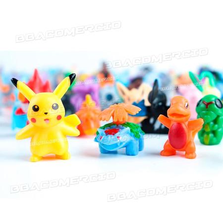 Kit 24 Brinquedos Pokemon Boneco Action Figure Anime Manga em