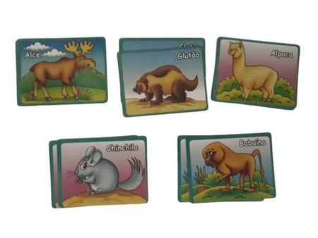 Kit Jodo da Memória Bichinhos - Waffer Card - 12 peças Cortadas - Tamanho  cada peça 3 cm Quadrado