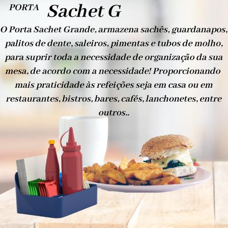 Imagem de Kit 24 Porta Guardanapo Sachê Galheteiro Mesa Balcão Bancada Organizador Suporte Multiuso AçucarCafé