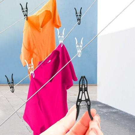 Kit 24 Prendedores De Roupas Médio Reforçado - Keita Imagem de Kit 24 Prendedores De Roupas Médio Reforçado
