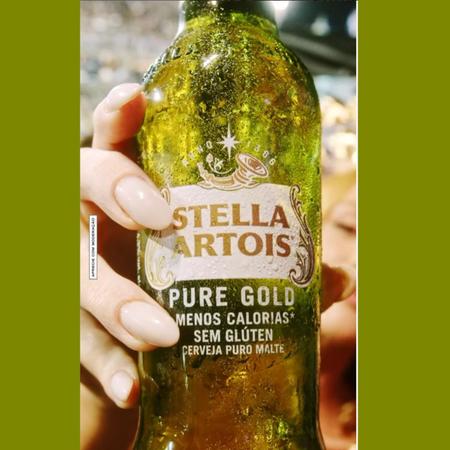 Imagem de Kit 24Un Cerveja Stella Artois Pure Gold Sem Gluten 330Ml