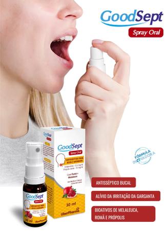 Imagem de Kit 24x ATACADO GoodSept Spray Oral Antisséptico Bucal 30ml UberPharma A
