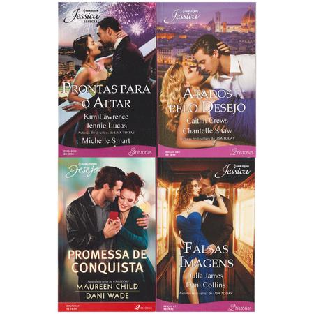 Imagem de Kit 28 Romances De Banca Harlequin Novos Títulos