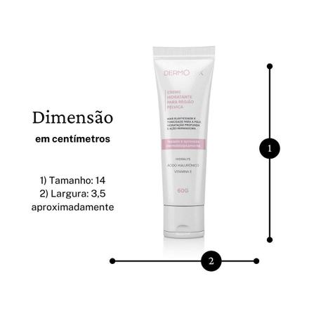 Imagem de Kit 2X Creme Hidratante Intimo Com Ácido Hialurônico