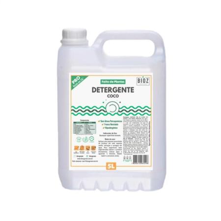 Imagem de Kit 2X: Detergente De Coco Biodegradável Bioz Green 5L