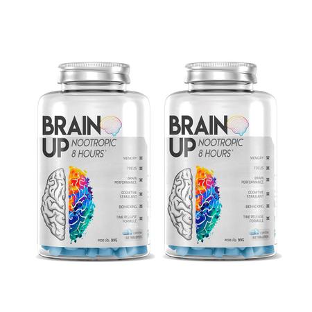 Imagem de Kit 2x Nootrópico Brain Up 60 Tabletes True Source