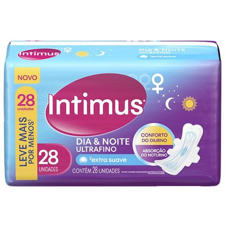 Imagem de Kit 3 abs intimus gel dia e noite ultrafino c/abas c/28