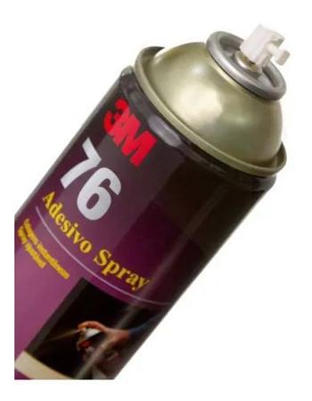 Imagem de Kit 3 Adesivo Spray 3m 76 Tecido Forro Teto Carro Tapeceiro